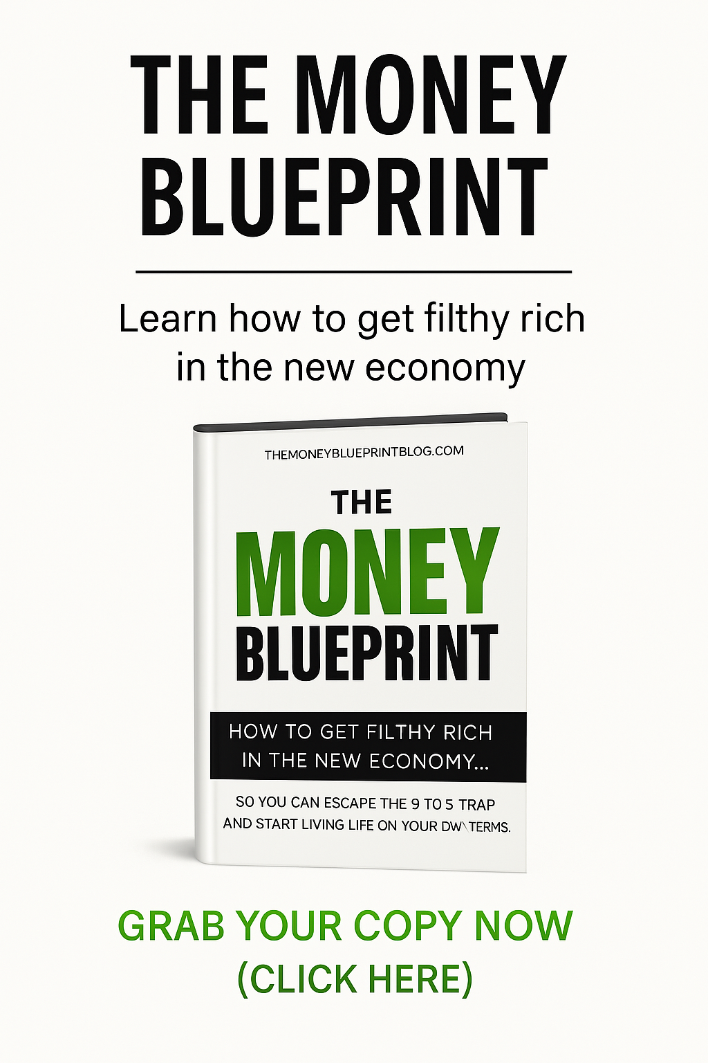 The Money Blueprint - Learn how to get filthy rich in the new economy so you can escape the 9 to 5 trap and start living life on your own terms